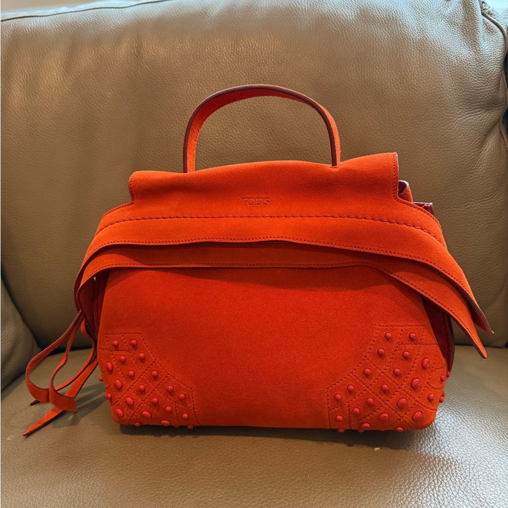 Tod's Wave Orange Women's Bag NEW